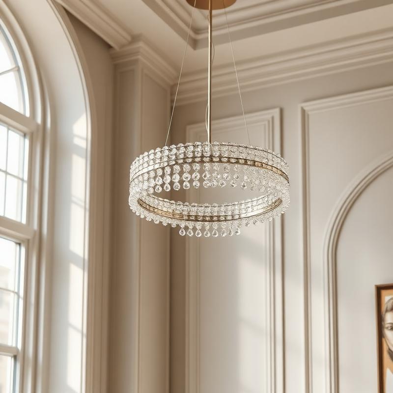 Grand Italian Staircase Chandeliers