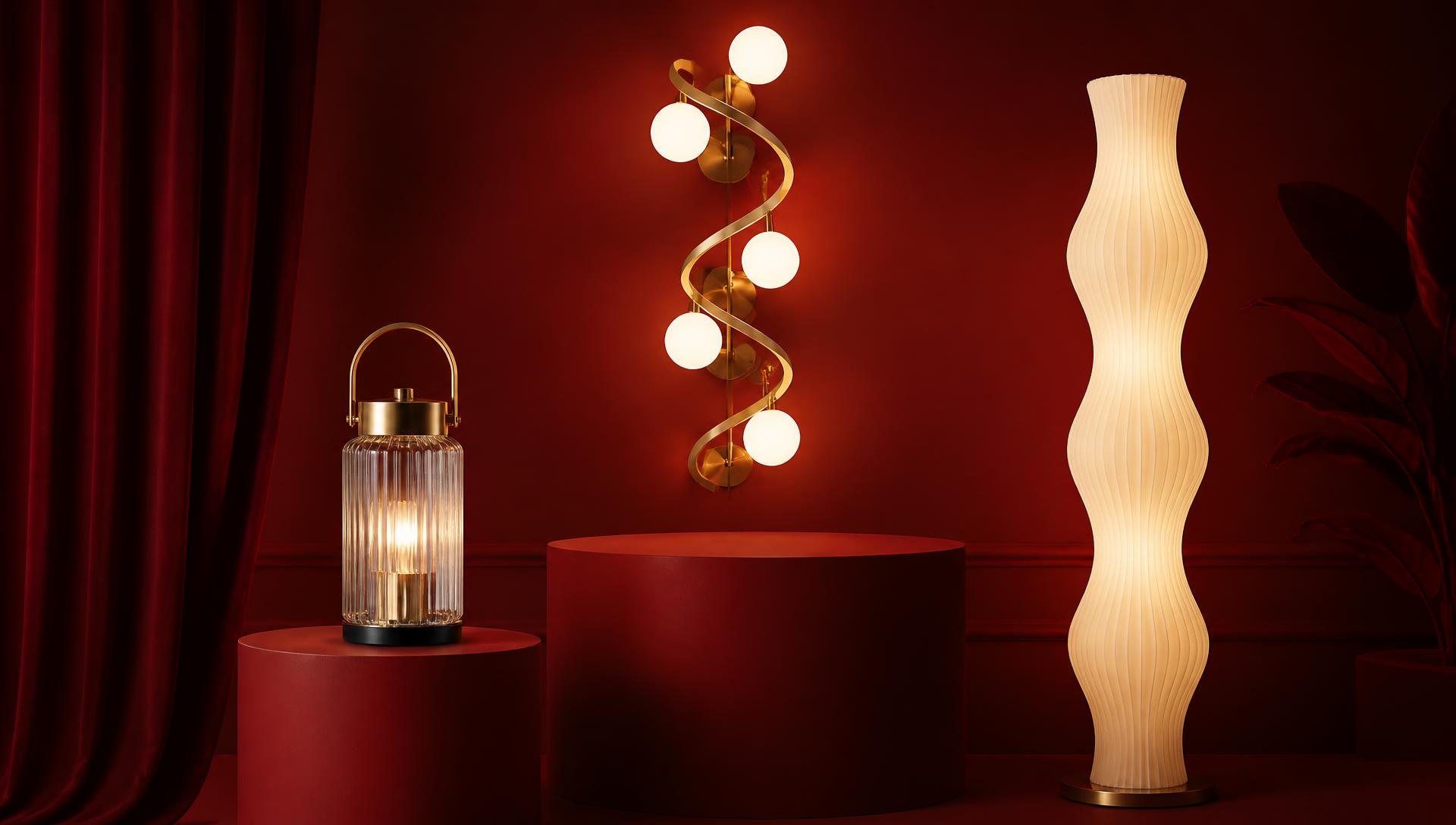 Brushed Brass Fluted Glass Pendant